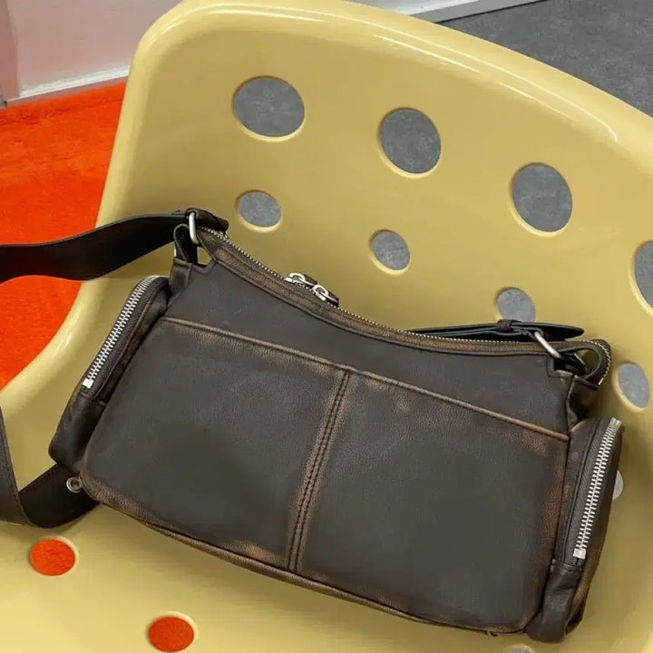 [BUNJANG] Instantfunk Vintage Eco Leather Shoulder Bag / 인스턴트펑크 빈티지 에코 레더 숄더백