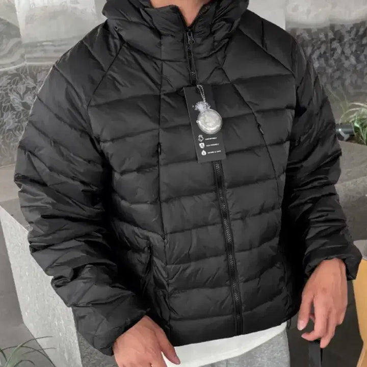 [BUNJANG] Lightweight Duck Down Padded Jacket (Black) / 경량 패딩 덕다운 블랙 L(100),XL(105) 사이즈 각각 판매합니다