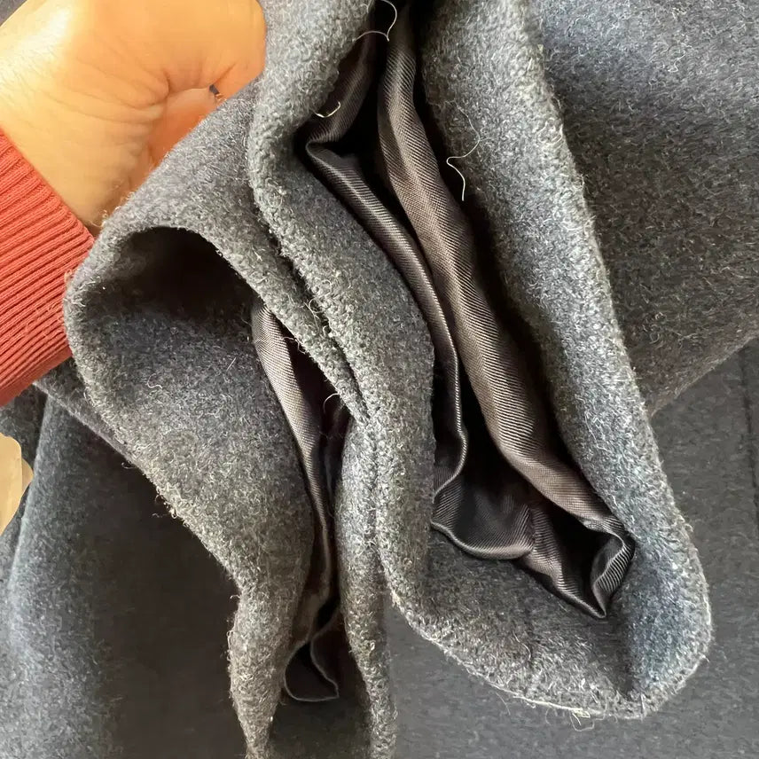 [BUNJANG] Lacoste Men's Dark Navy Half Coat / 라코스테 남성 다크네이비 하프코트 싱글코트 48