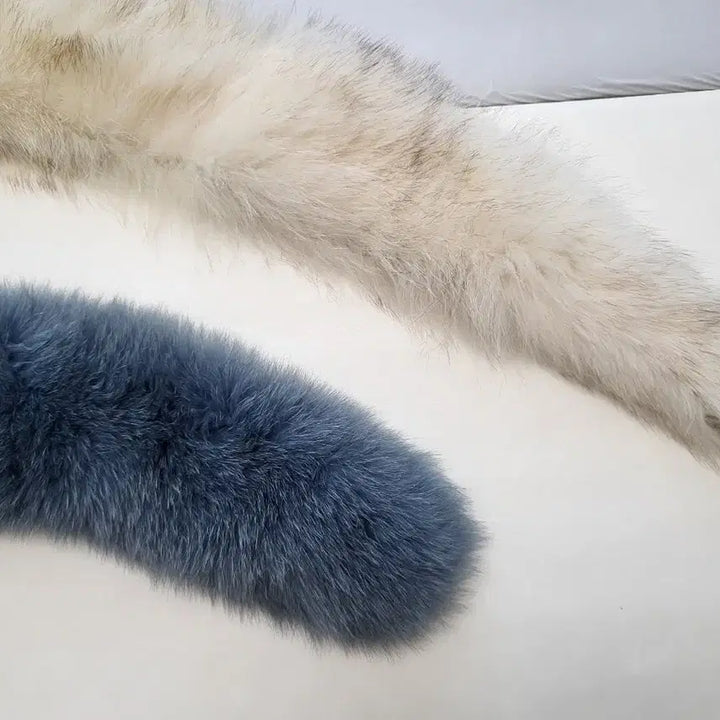 [BUNJANG] Fox Fur Scarf Bundle / 여우 털 목도리 2종 일괄