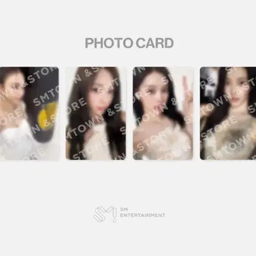 [SOLD OUT] 에스파 싱크 엑시스 라인 트레카 포카 포토카드 Y버전 블랙 미개봉