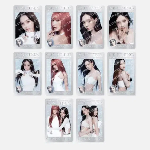 [SOLD OUT] 에스파 싱크 엑시스 라인 트레카 포카 포토카드 Y버전 블랙 미개봉
