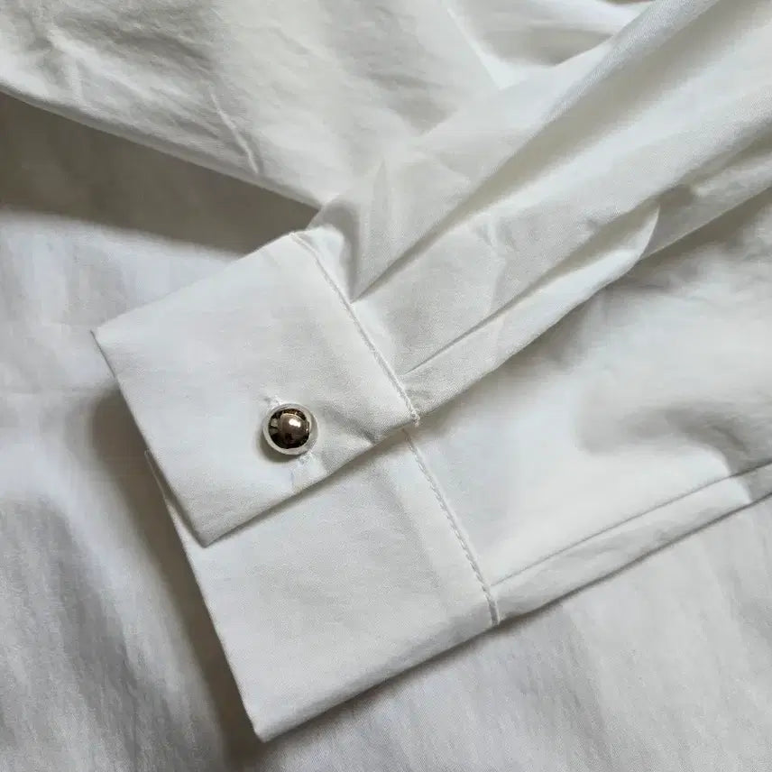 [BUNJANG] Mainique White Oversized Shirt / Mainique 화이트오버핏 셔츠 새제품