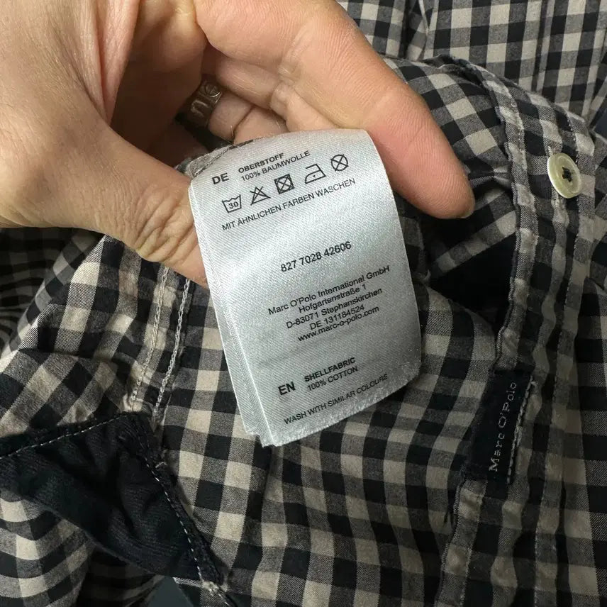 [BUNJANG] MARC O POLO Gingham Check Shirt / XXL MARC O POLO 마크로폴로 깅엄 체크 셔츠
