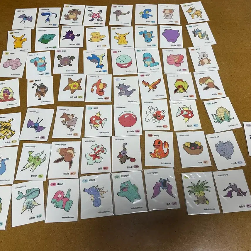 [SOLD OUT] 포켓몬 띠부씰 3,4자리 1,2세대