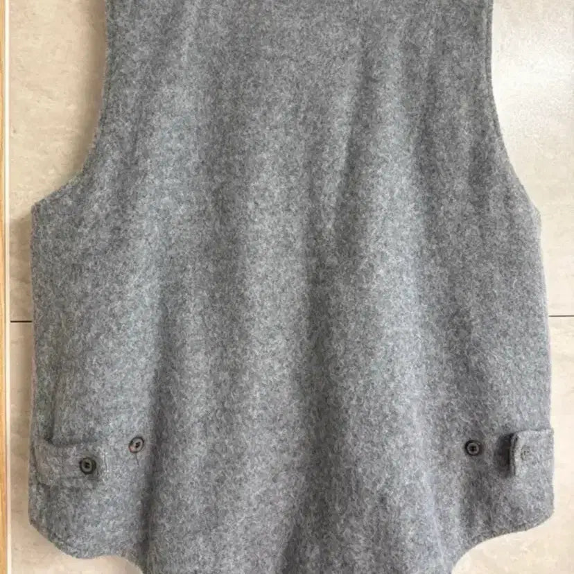 [BUNJANG] Designer Quilted Vest / 거의 새상품 따뜻한 모 퀼팅 디자이너 베스트 조끼 (556677 사이즈)