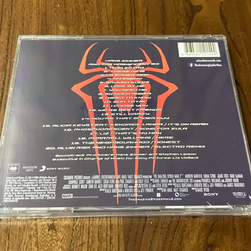 [SOLD OUT] 마블 어메이징 스파이더맨 2 OST 한정판팝카드에디션 라이센스 초판 CD