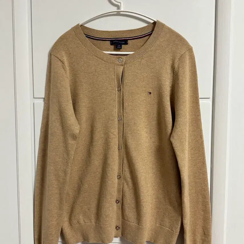 [BUNJANG] Tommy Hilfiger Women's Beige Cardigan / 타미힐피거 가디건