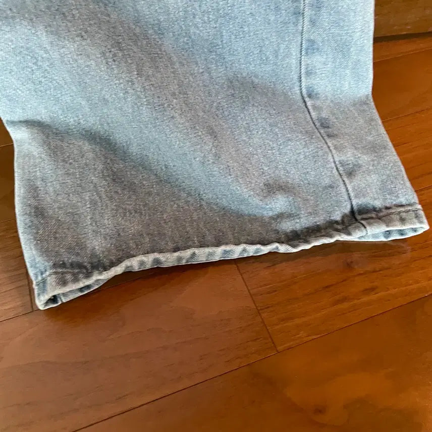 [BUNJANG] Joyjoy Dolla Cargo Two-Tuck Jeans / 지그재그 인기상품 조이조이 돌라 카고 투핀턱 청바지 코튼 뒷밴딩 포켓 와