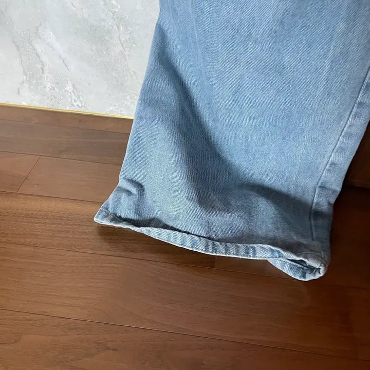 [BUNJANG] Joyjoy Dolla Cargo Two-Tuck Jeans / 지그재그 인기상품 조이조이 돌라 카고 투핀턱 청바지 코튼 뒷밴딩 포켓 와
