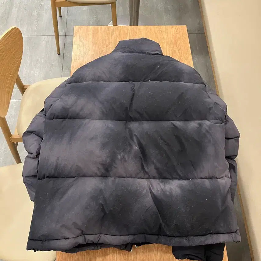 [BUNJANG] Stussy Recycled Nylon Down Puffer Vintage Black Jacket / [M] 스투시 리사이클 나일론 다운 퍼퍼 빈티지 블랙