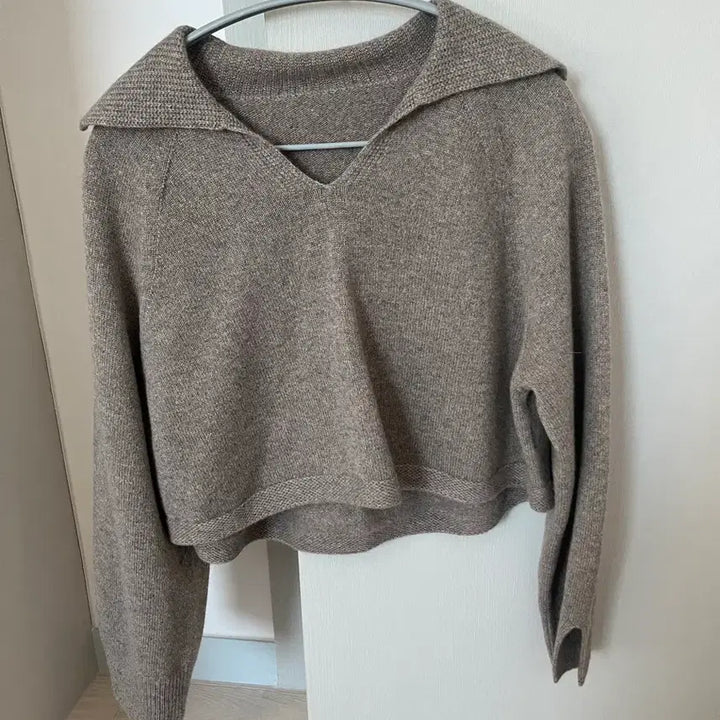[BUNJANG] Time 100% Cashmere Raglan Collar Knit (Size 55) / 타임 100%캐시미어 나그랑 카라 니트(55)