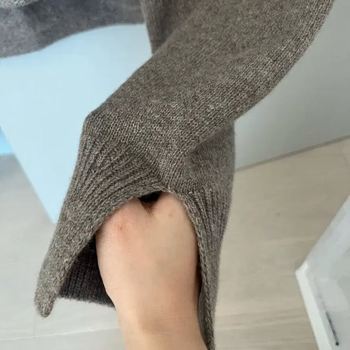 [BUNJANG] Time 100% Cashmere Raglan Collar Knit (Size 55) / 타임 100%캐시미어 나그랑 카라 니트(55)