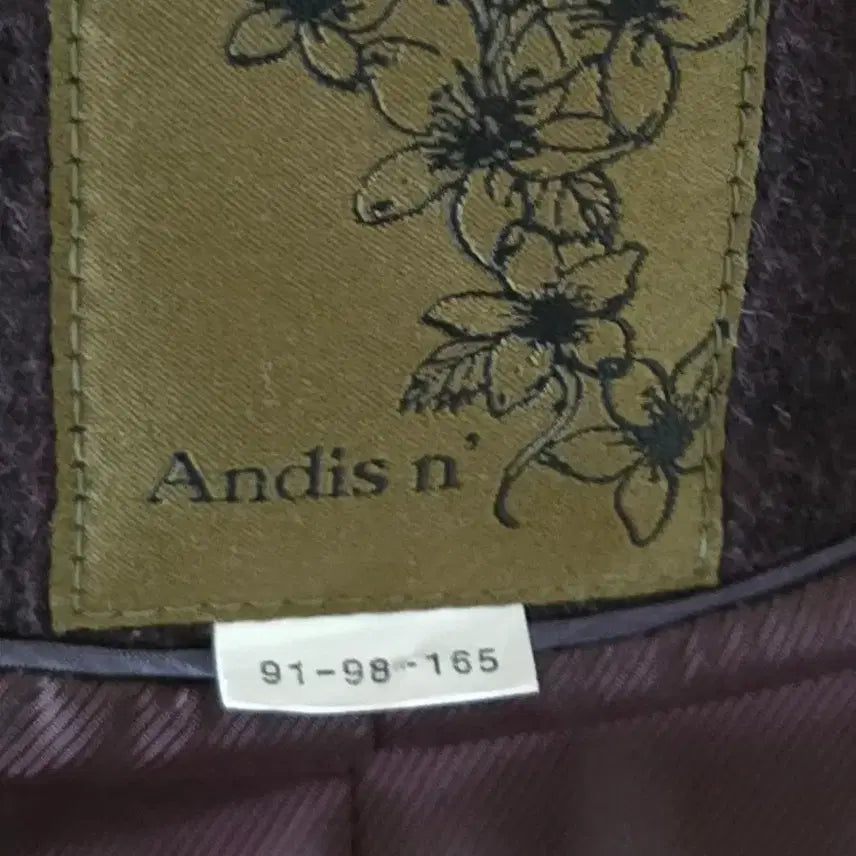 [BUNJANG] Andies Klein Winter Coat (Size 77) / 사이즈 77) 거의새옷/앤디스클라인 겨울 코트(브로찌와 호주머니라인 밍크