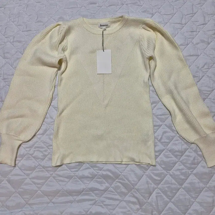 [BUNJANG] &amp;Merci Ivory Knit Top / &amp;merci 앤메르시 아이보리 니트