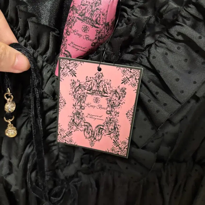 [BUNJANG] Honey Bunch Dot Frill Dress / 택제거X Honey Bunch 도트 프릴 원피스