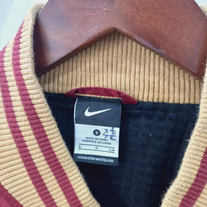 [BUNJANG] Nike Nexen Kiwoom Heroes Burgundy Jacket / 나이키 넥센 키움 히어로즈 버건디 춘추점퍼