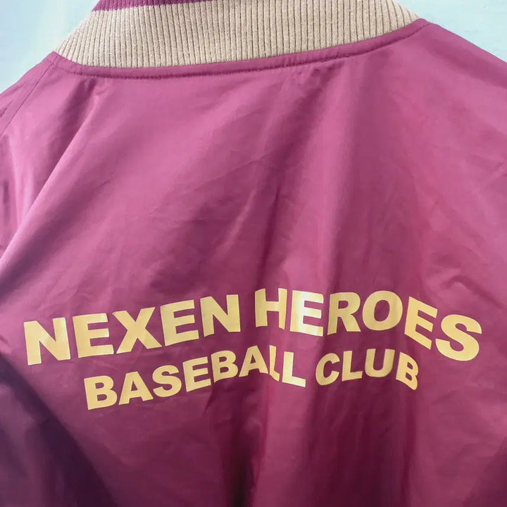 [BUNJANG] Nike Nexen Kiwoom Heroes Burgundy Jacket / 나이키 넥센 키움 히어로즈 버건디 춘추점퍼
