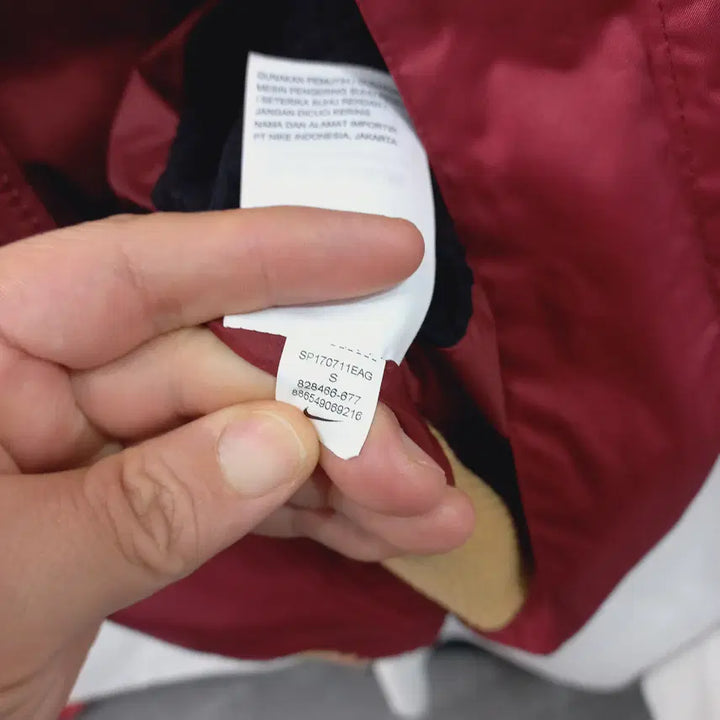 [BUNJANG] Nike Nexen Kiwoom Heroes Burgundy Jacket / 나이키 넥센 키움 히어로즈 버건디 춘추점퍼