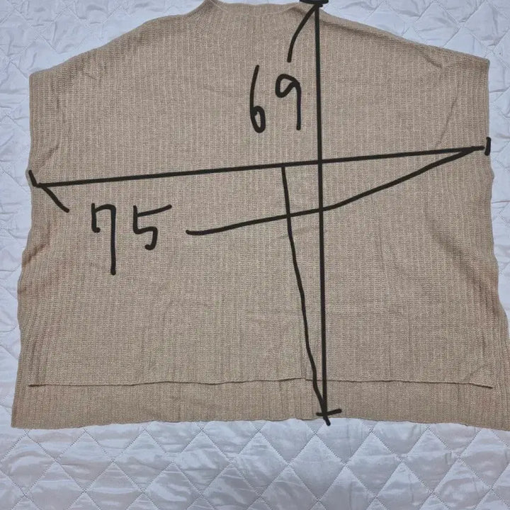 [SOLD OUT] Inlayment 캐시미어 니트 판초