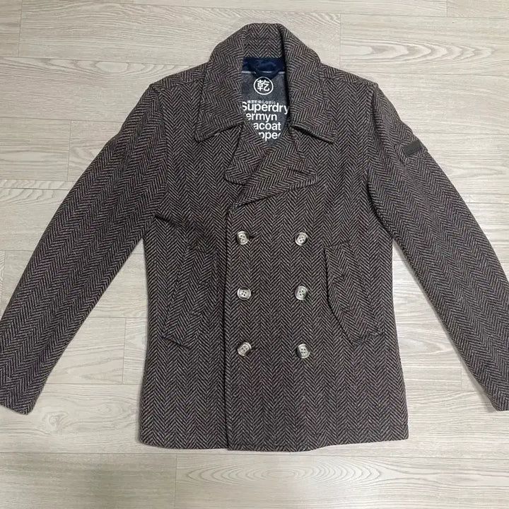 [BUNJANG] Superdry Double Pea Coat (Half) M / M 슈퍼드라이 더블 피코트(하프)