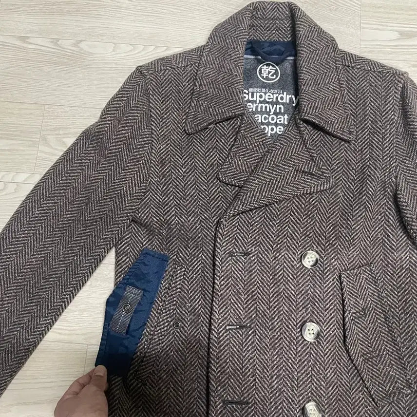 [BUNJANG] Superdry Double Pea Coat (Half) M / M 슈퍼드라이 더블 피코트(하프)