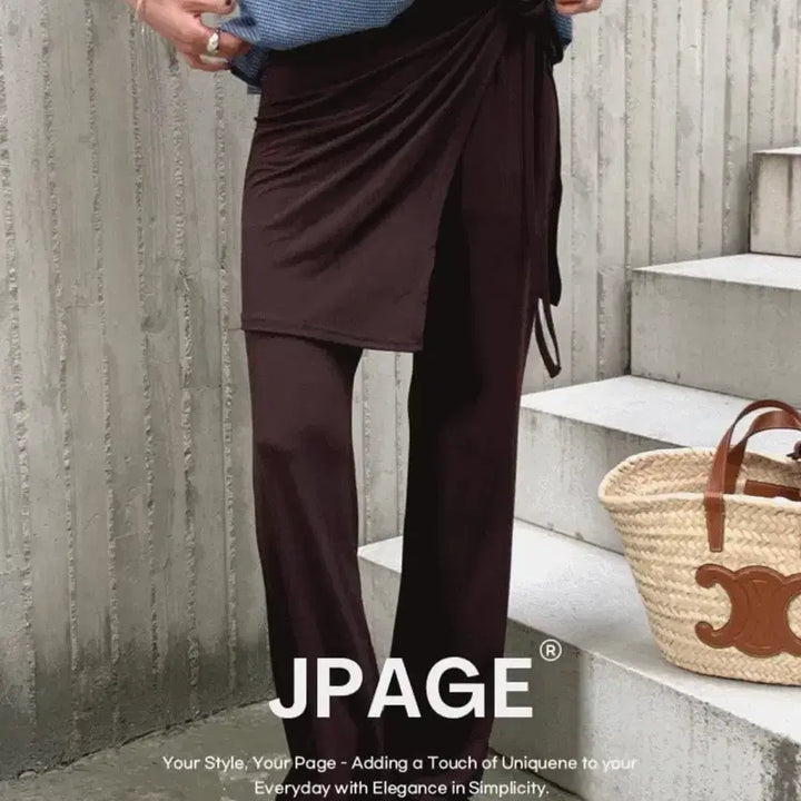 [SOLD OUT] 제이페이지 쿨 랩 올치 부츠컷 SET 브라운 short
