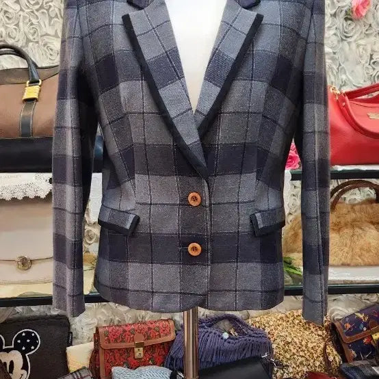 [BUNJANG] WAGGY GINZA Wool Blend Short Jacket (55~Small 66) / WAGGY GINZA 고급 모직 숏자켓(55~작은66)