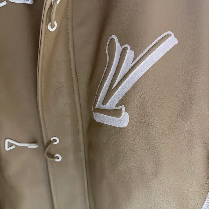 [BUNJANG] Louis Vuitton Varsity Jacket Blouson / (54) 루이비통 한정한 레어 바시티 자켓 블루종 패딩 파카 코트 점퍼