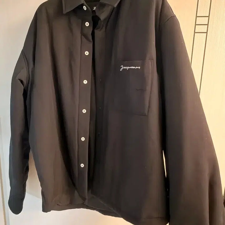 [BUNJANG] Jacquemus Padded Shirt Black / 자크뮈스 패딩셔츠 블랙 50