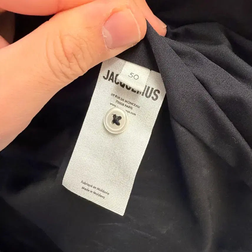 [BUNJANG] Jacquemus Padded Shirt Black / 자크뮈스 패딩셔츠 블랙 50