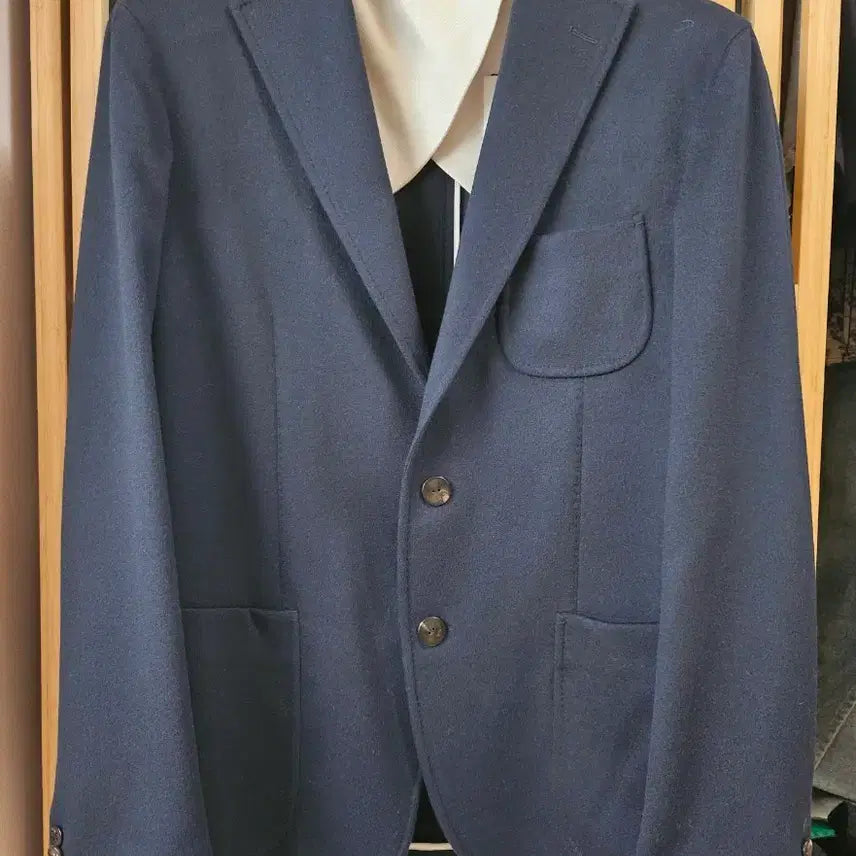 [BUNJANG] AGNONA Cashmere 100% Navy Men's Jacket / AGNONA 아뇨나 캐시미어 100% 네이비 남성자켓