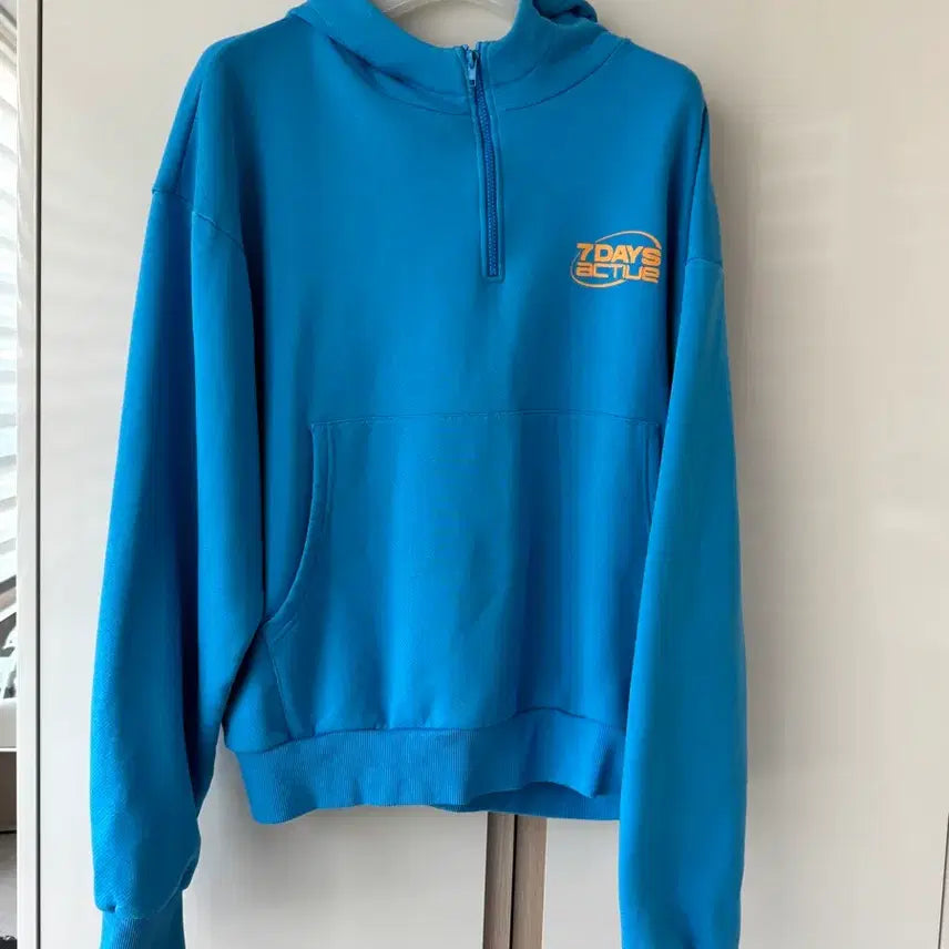 [BUNJANG] 7Days Active Blue Hoodie XL / 7DAYS ACTIVE 블루 후드티 XL 105