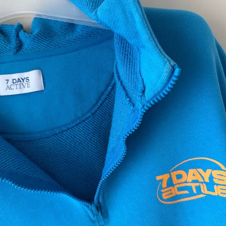 [BUNJANG] 7Days Active Blue Hoodie XL / 7DAYS ACTIVE 블루 후드티 XL 105