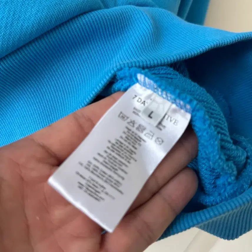[BUNJANG] 7Days Active Blue Hoodie XL / 7DAYS ACTIVE 블루 후드티 XL 105