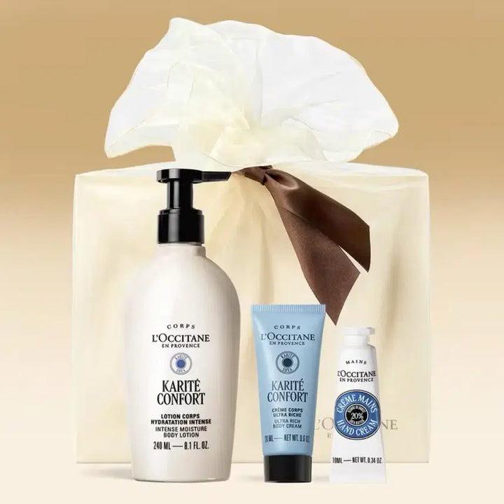 [BUNJANG] L'Occitane Shea Butter Body Lotion Set / 신세계백화점정품 새상품 록시땅 시어 버터 바디 로션 240ml 세트 (카