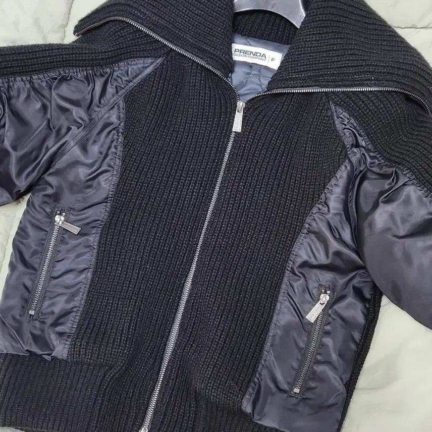 [BUNJANG] Freeda Sailor Collar Knit Bomber Jacket / 프렌다 세일러 카라 니트 봄버 자켓