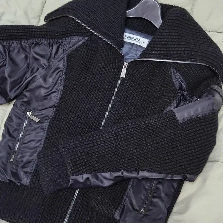 [BUNJANG] Freeda Sailor Collar Knit Bomber Jacket / 프렌다 세일러 카라 니트 봄버 자켓