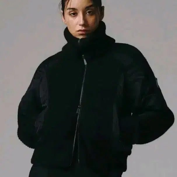 [BUNJANG] Freeda Sailor Collar Knit Bomber Jacket / 프렌다 세일러 카라 니트 봄버 자켓