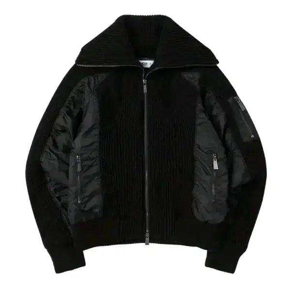 [BUNJANG] Freeda Sailor Collar Knit Bomber Jacket / 프렌다 세일러 카라 니트 봄버 자켓