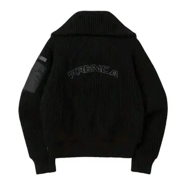 [BUNJANG] Freeda Sailor Collar Knit Bomber Jacket / 프렌다 세일러 카라 니트 봄버 자켓