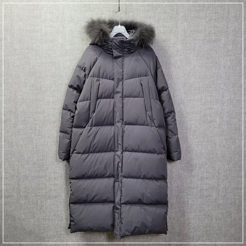 [BUNJANG] May:Some Gray Goose Down Heavy Long Padding (Women's M) / 9. 메이썸 그레이 구스다운 해비롱패딩 여성M