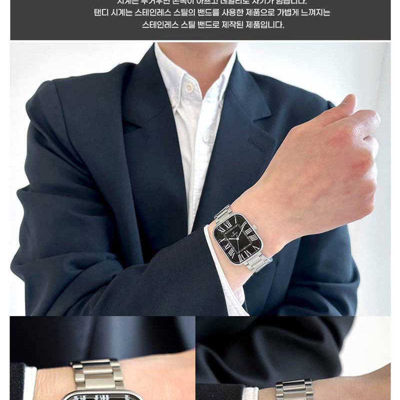 [BUNJANG] Metal Watch (3 Colors) / 메탈시계 커플 남성 여성시계 3컬러