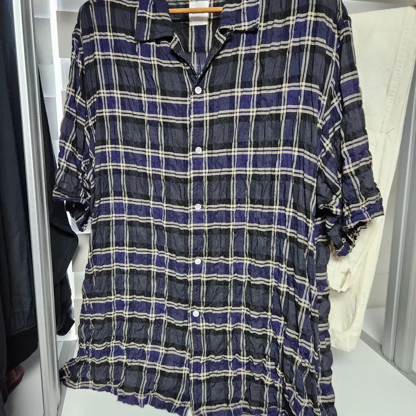 [SOLD OUT] 사쥬드크레(Sage de cret) 오픈 칼라 셔츠 L사이즈