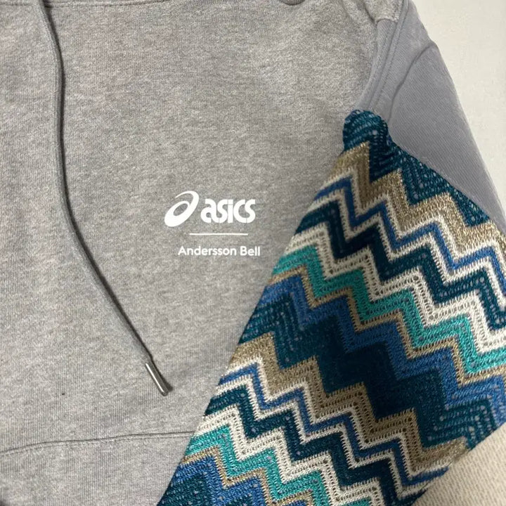 [BUNJANG] Asics Andersson Bell Gray Hoodie / 아식스 앤더슨벨 콜라보 후드티 그레이