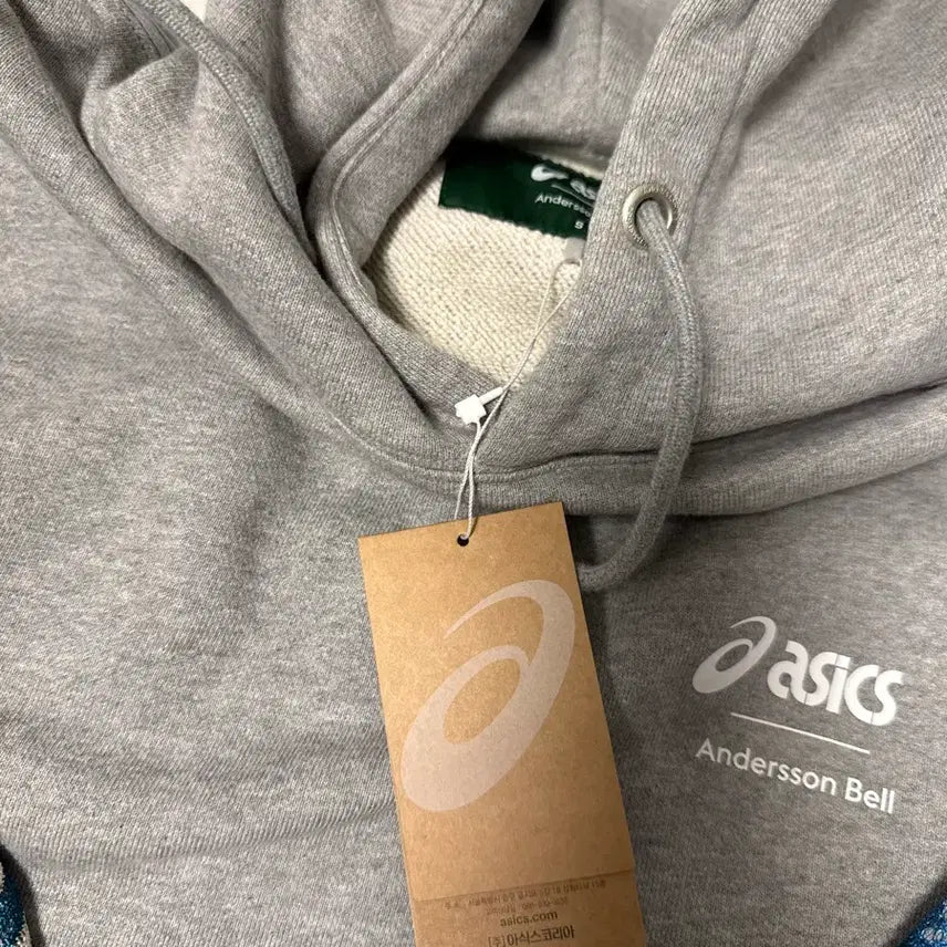 [BUNJANG] Asics Andersson Bell Gray Hoodie / 아식스 앤더슨벨 콜라보 후드티 그레이