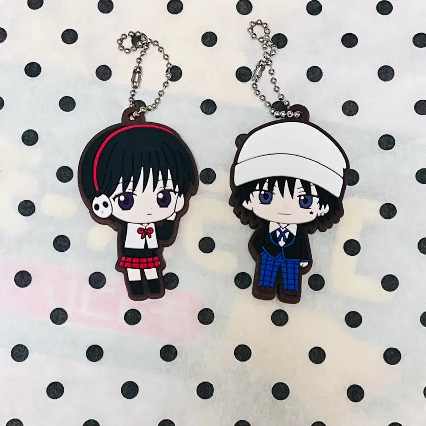 [BUNJANG] Alice Academy Rubber Strap Keyring / 학원앨리스 러버스트랩 가챠 키링
