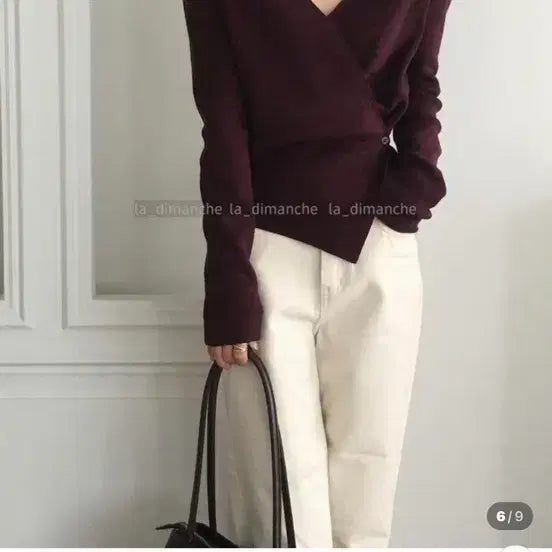 [BUNJANG] Mico Verrlab Fall V-Neck Knit Sweater / 미코 베르랩 니트 fw 브이넥 가을 니트 mico (4color)