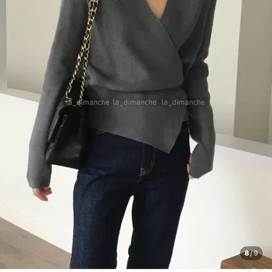 [BUNJANG] Mico Verrlab Fall V-Neck Knit Sweater / 미코 베르랩 니트 fw 브이넥 가을 니트 mico (4color)