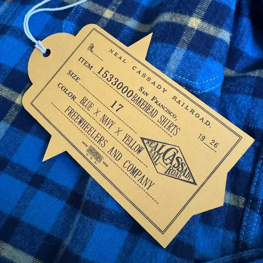 [BUNJANG] FREEWHEELERS BAKEHEAD Flannel Shirt / 프리휠러스 FREEWHEELERS BAKEHEAD SHIRTS